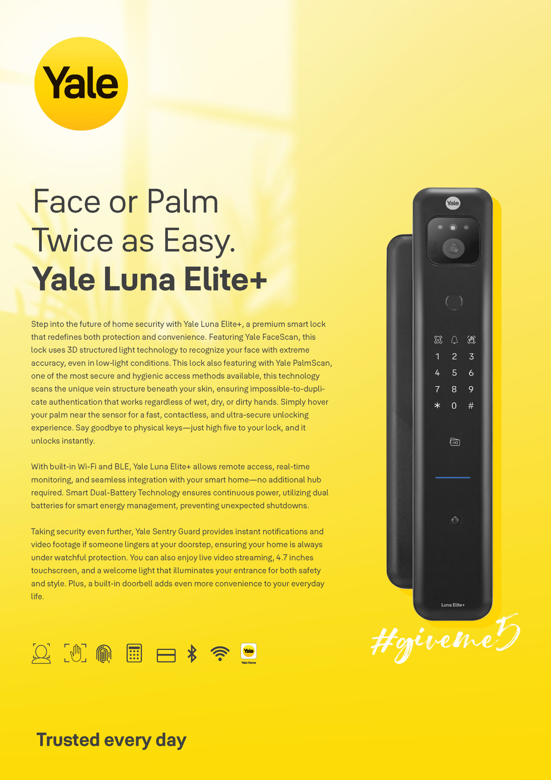 Yale Luna Elite+