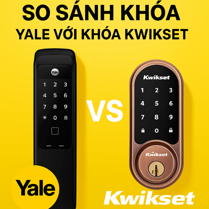 SO SÁNH KHOÁ YALE VỚI KHOÁ KWIKSET SO SANH KHOA YALE VOI KHOA KWIKSET