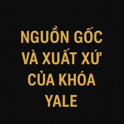 Nguồn gốc và xuất xứ của khoá Yale