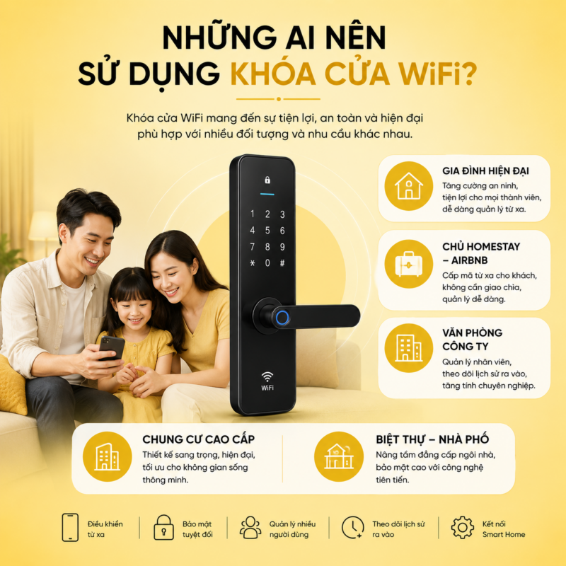 Khoá Cửa Wifi Nhung Ai Nen Su Dung Khoa Cua Wifi