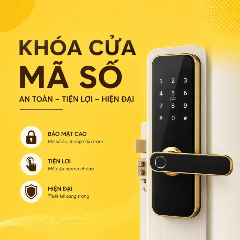Khóa Cửa Mã Số KHOA CUA MA SO