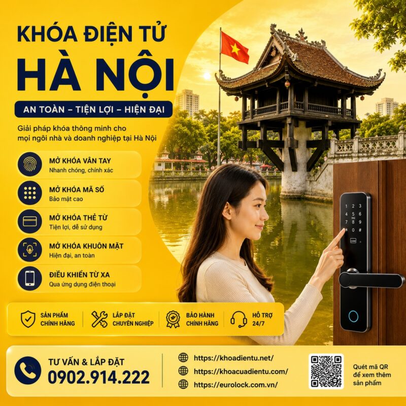 Khóa Điện Tử Tại Hà Nội Khóa Điện Tử Hà Nội Chính Hãng | Tư Vấn Và Lắp Đặt Chuyên Nghiệp