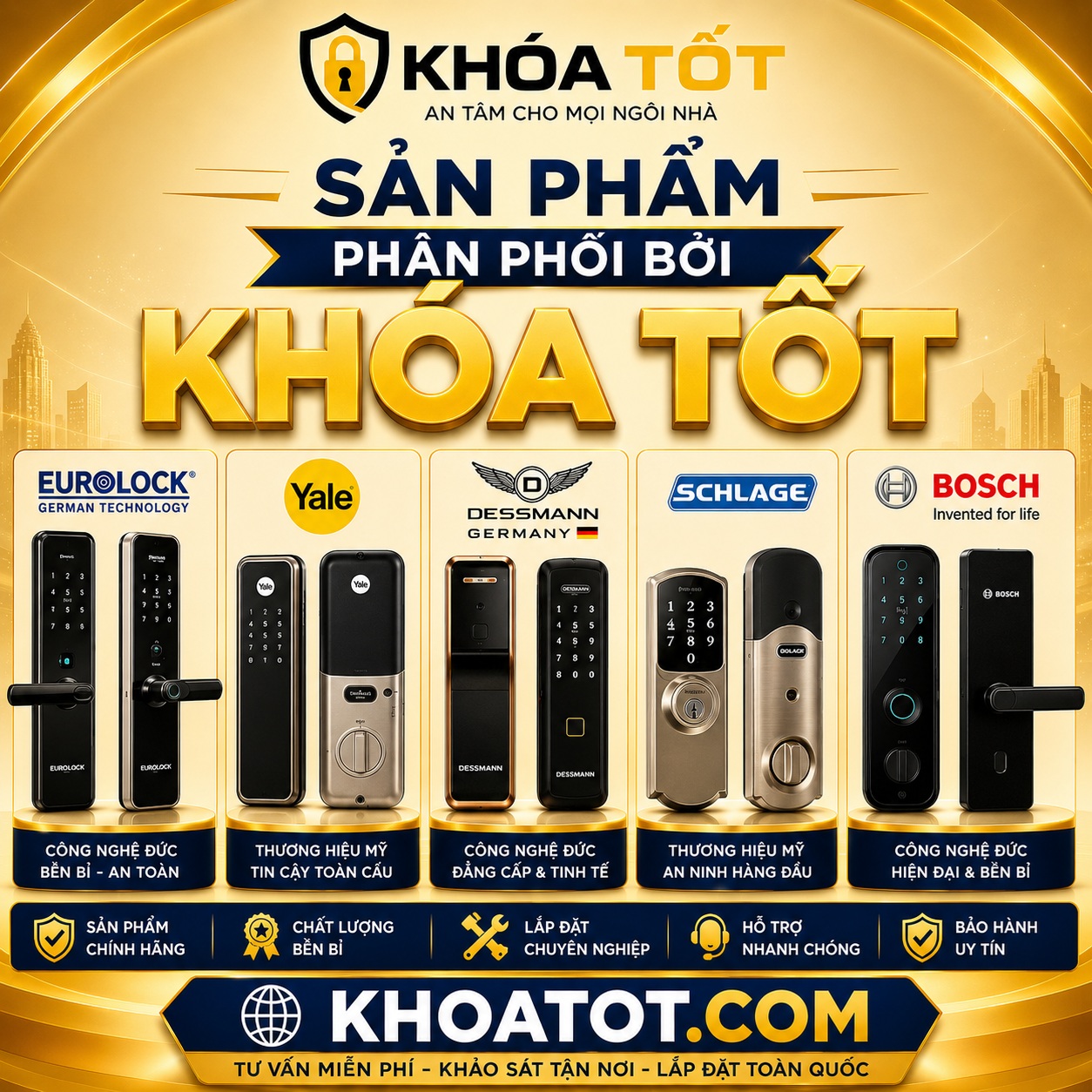 Sản phẩm khóa tốt