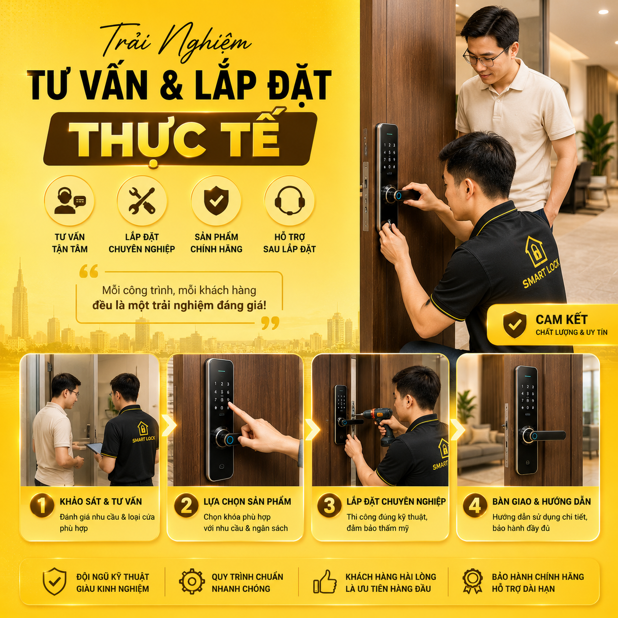 Khóa Điện Tử HCM trai nghiem tu van va lap dat thuc te 1