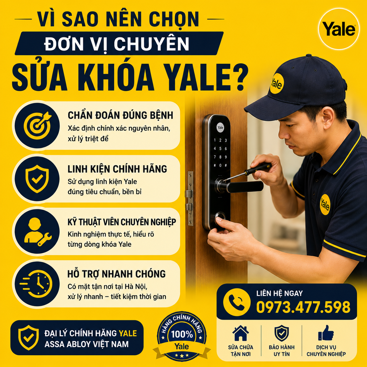 vi sao nen chon don vi chuyen sua khoa yale 1