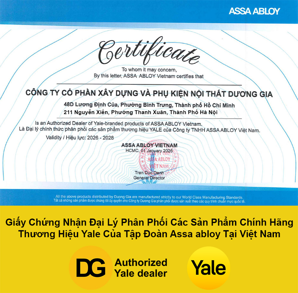 Mua Yale Ở Đâu? DAI LY KHOA VA PHU KIEN YALE