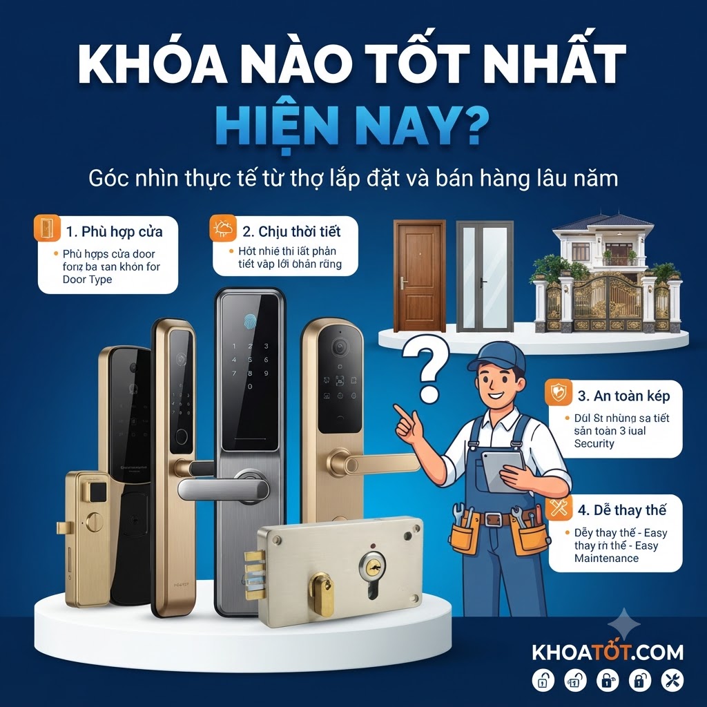 Khóa Nào Tốt Nhất Hiện Nay? Khóa Nào Tốt Nhất Hiện Nay?