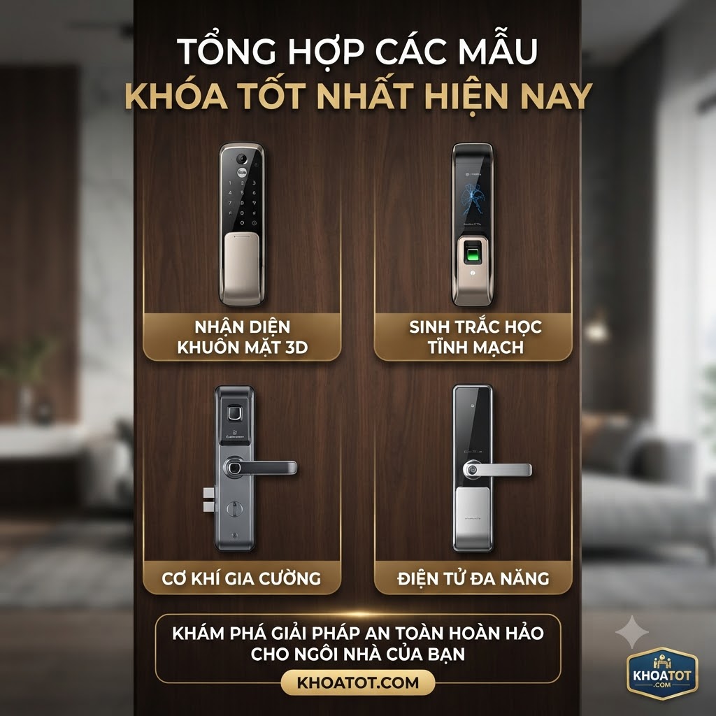 Tổng hợp các mẫu khóa tốt nhất hiện nay Tổng hợp các mẫu khóa tốt nhất hiện nay